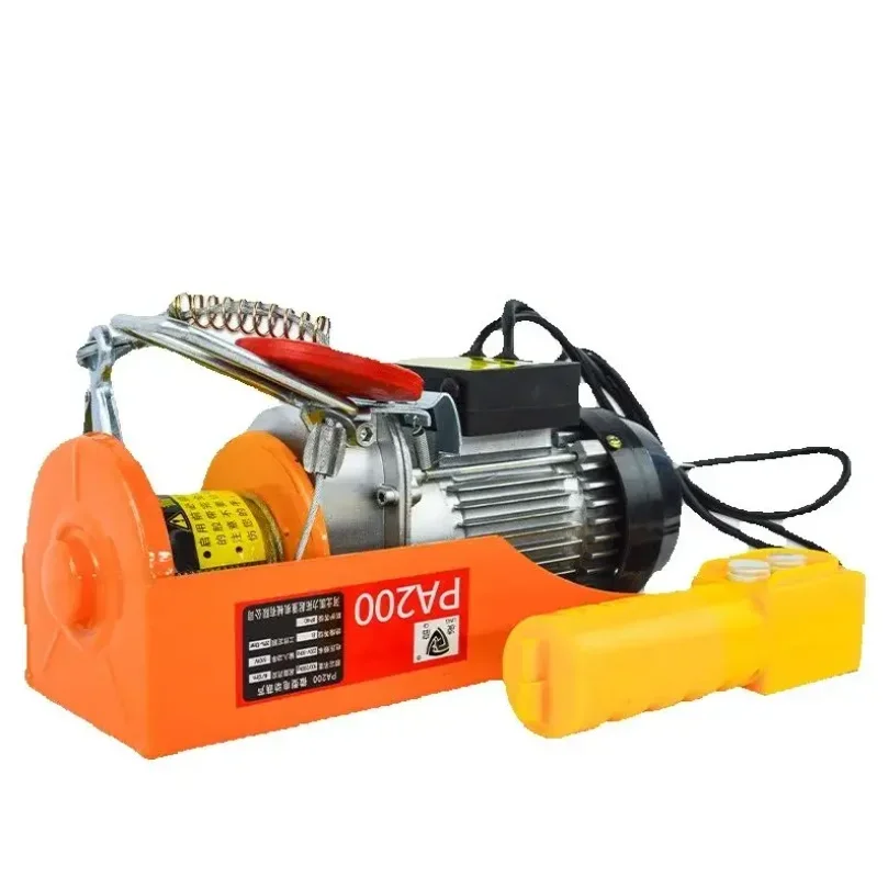 Miniature electric hoist 220v small lifting decoration crane 1 ton lifting hoist