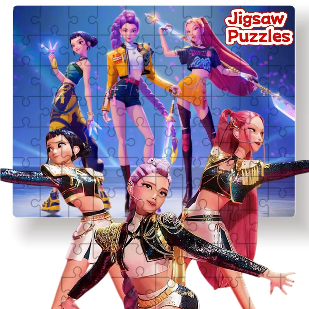 جديد Kpop شيطان الصيادين بازل قطع اللعب مجلس لعبة رومي ميرا زوي هنتركس شخصية نمط تحصيل ديكور هدايا الأطفال