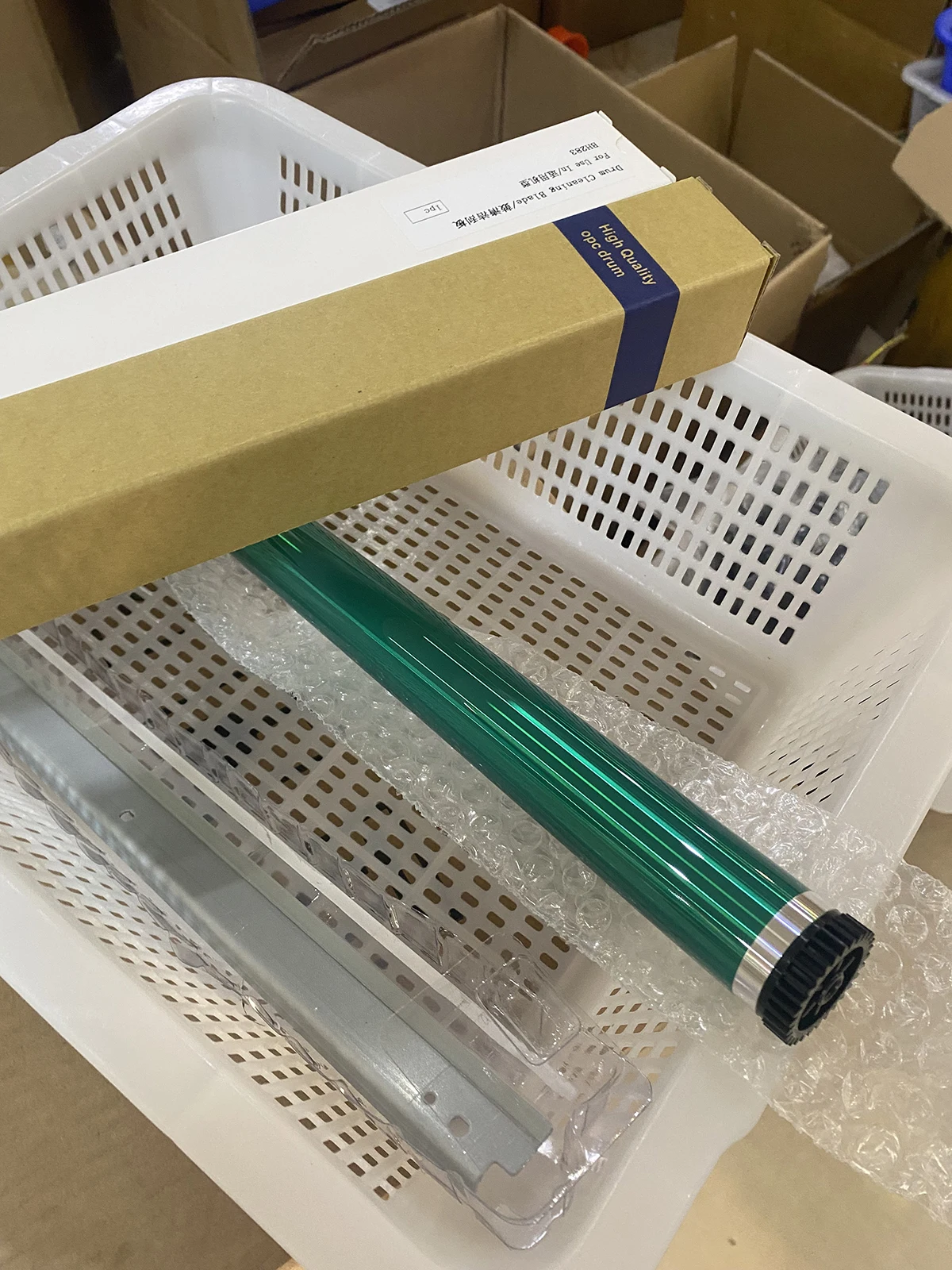 

1Set DR411 OPC Drum + Blade 2510 3510 282 362 7728 For Konica Minolta Bizhub 223 283 363 423 Di 250 350 251 351 Drum Clean Blade