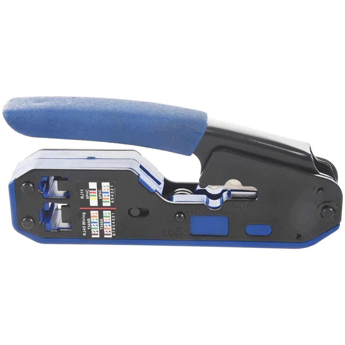 Rj45 alat jaringan kabel Crimper Stripping Plier Stripper untuk Rj45 Cat6 Cat5E Cat5 Rj11 Rj12 konektor