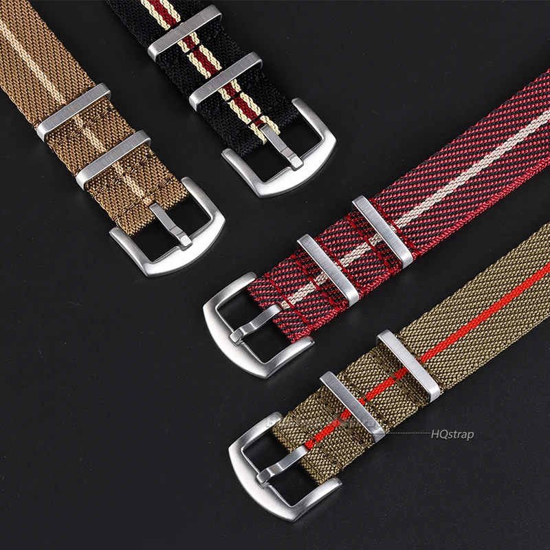 Nylon Watch Band for Seiko 18 20 22mm Fabric Bracelet for Rolex Men Women Belt for Casio Premium Military Strap for Tudor Bands