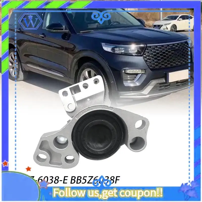 

M46K-Transmission Engine Mount Gasket Assy BB5Z-6038-E For Ford Explorer 2012-2019 Hydraulic Right Rubber Bracket BB5Z6038F