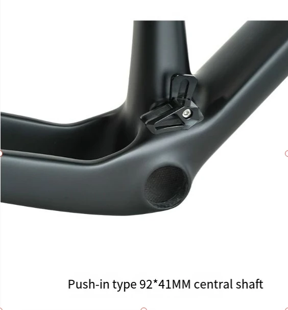 إطار من ألياف الكربون ذو ذيل صلب أسود غير لامع مقاس 29 بوصة، دراجة جبلية ذات سرعة واحدة، تصميم شعبي للدراجة الجبلية Derailleur #4