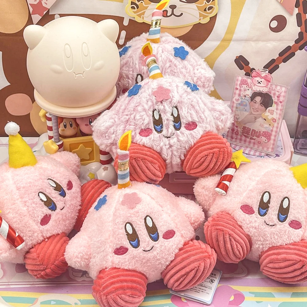 Kawaii Kabi Cartoon Plush Toys Anime Home Pillow Room Decorated Pink Dolls Lovely Cake Modeling Candle Birthday Gifts For Child