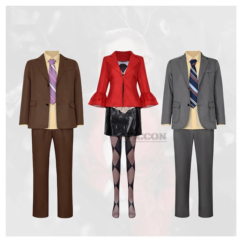 

Boys Girls Women Man Cosplay Costumes Clown Roleplaying Jacket Pants Sets Halloween Anime Costume Halloween Party Cos