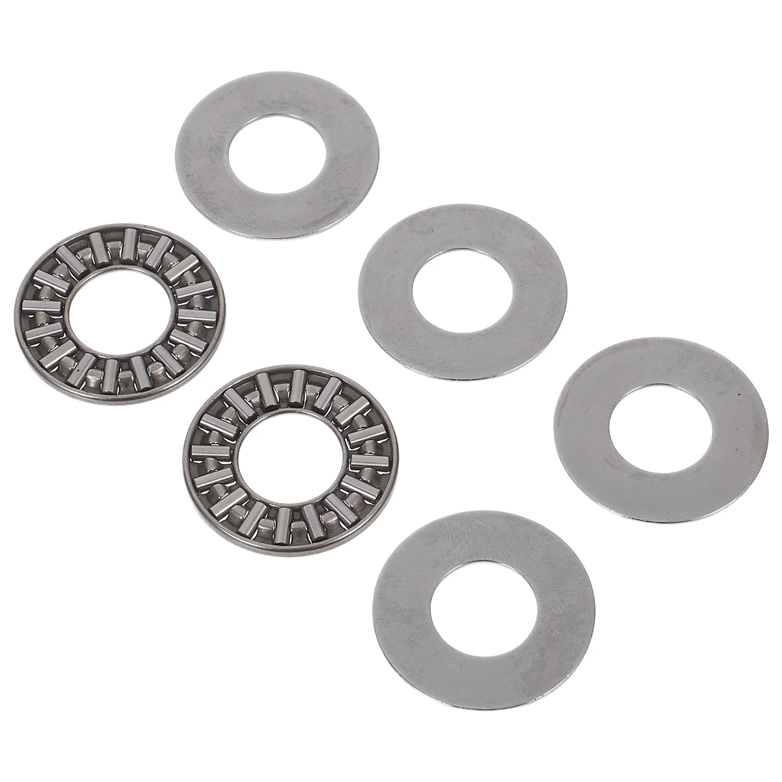 2pcs Flat Roller Bearing Set High Load Thrust Needle Roller Bearings For Automotive Transmission Systems Heavy Duty Industrial