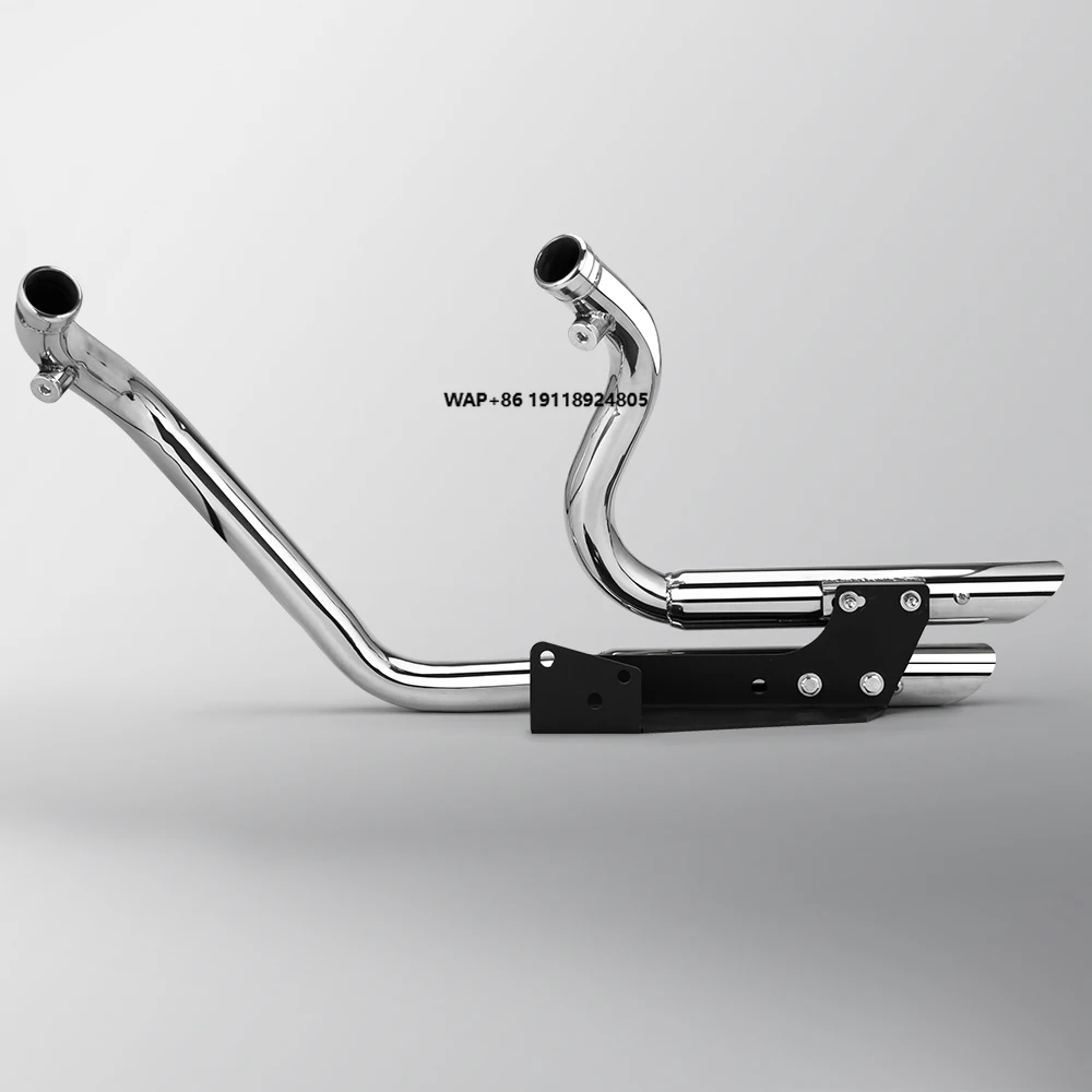 

New Stainless Steel Slip-On Motorcycle Exhaust Muffler Pipe Full System Compatible with HD 883/XL48/1200 2005 to 2018 Years