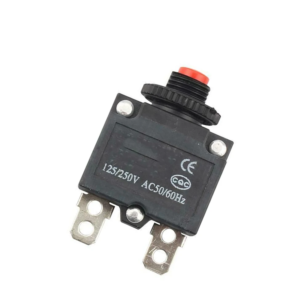 Fuse Protector Switch Electrical Testing 10A Button Fuse HT-01-A WP-01 Overload Business Supplies Industry Fuse