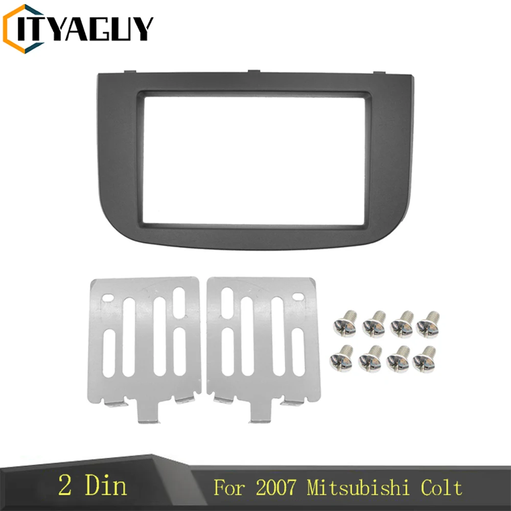 

Car DVD Radio Fascia for 2007 Mitsubishi Colt (Z30/Z30G/Z3B/Z3V) Audio Panel Dashboard Frame Mount Kit Adapter Cover