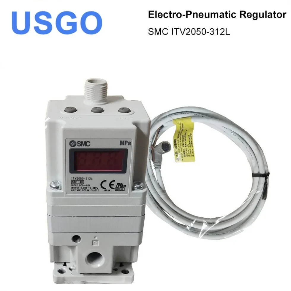 

USGO Electro-Pneumatic Regulator ITV2030-312L Pneumatic Equipment Fiber Laser Metal Cutting Machine