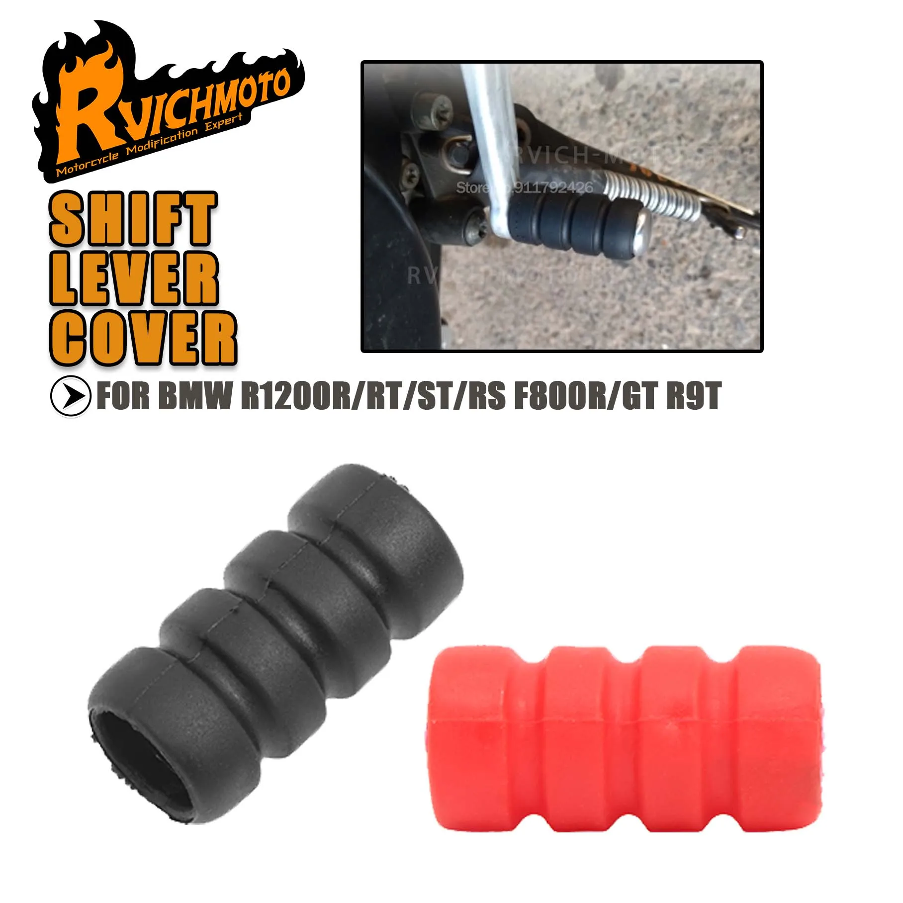 R1200 R RT ST RS Motorcycle Shift Gear Lever Pedal Rubber Cover Anti For BMW R1200R R1200RT R1200ST R1200RS F800R F800GT RNINET