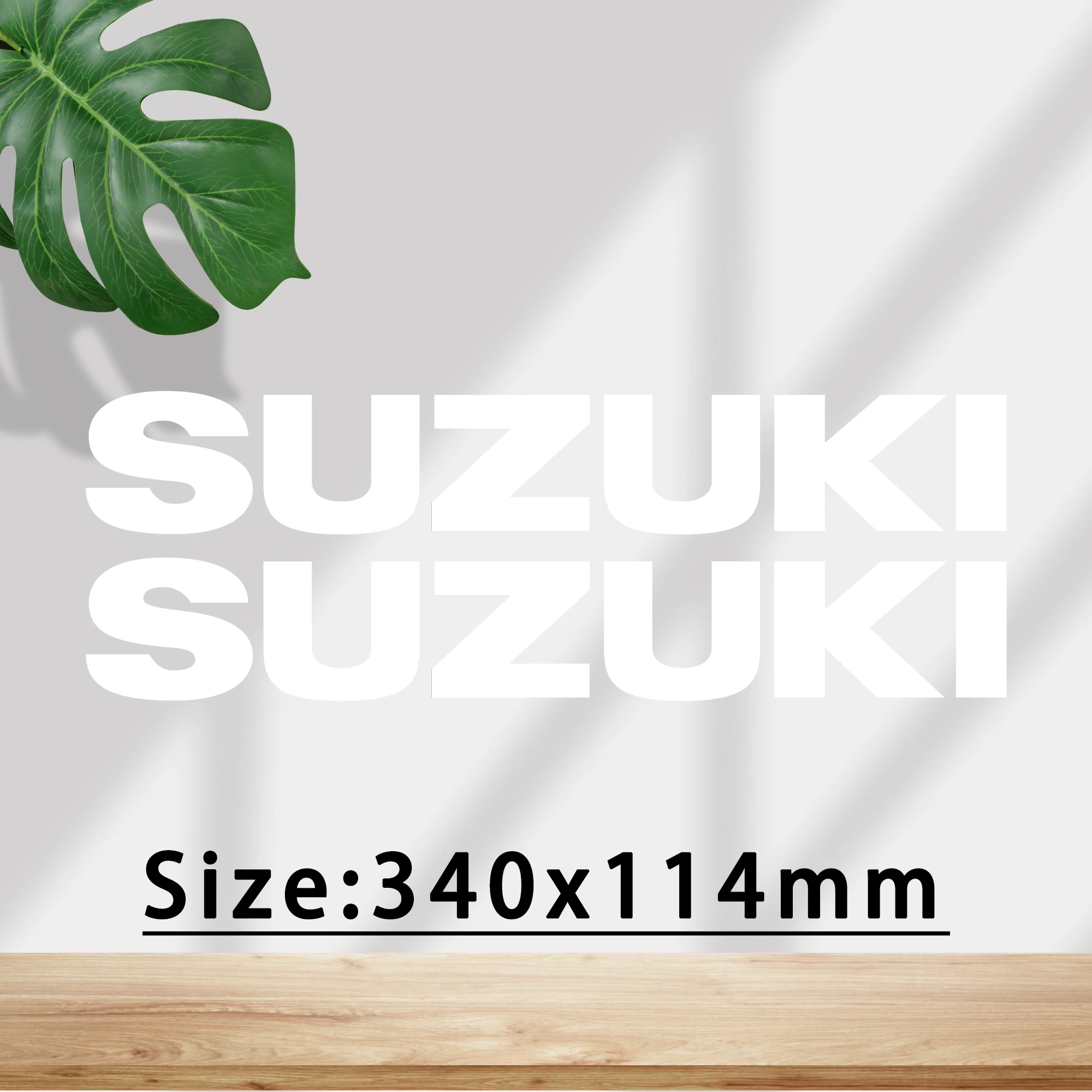 340 مللي متر سوزوكي ملصق خزان دراجة نارية مائي 34 سنتيمتر