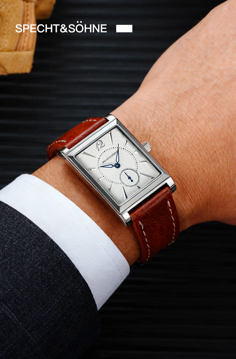 Specht & Söhne 2025 New fashion Square Watch For Men Chronograph