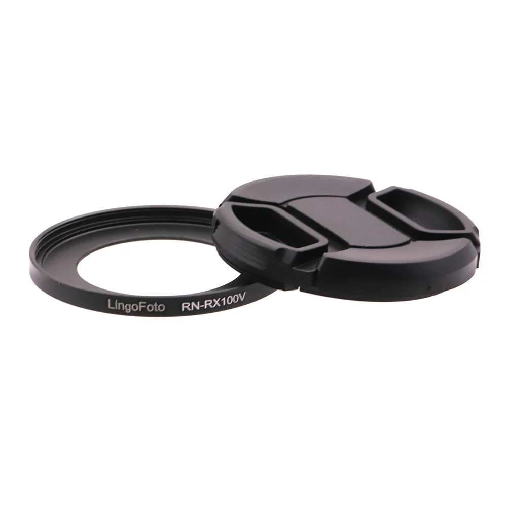 RN-RX100VI 52mm Filter Adapter And Lens Cap Set for Sony RX100 VI Camera Accessories LL1618