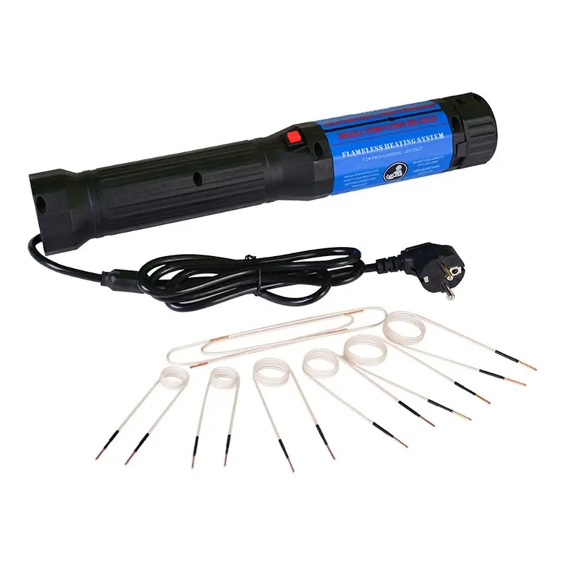 

ABQB-Car Repair Tool 1400W Induction Heater Kit Automotive Flameless Heat Induction Heating Machine With 8 Coils EU 220V EU Plug