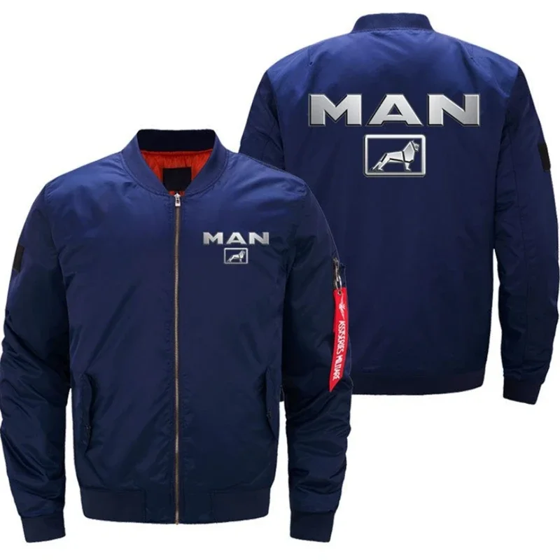 Chaqueta de vuelo con cremallera para hombre, chaquetas gruesas, cálidas, informales, Coa, invierno, 2023