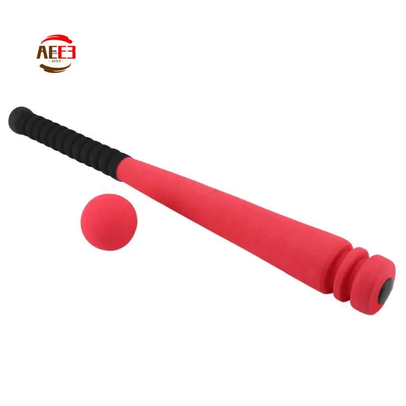 AEE3-2X Foam Baseball Bat With Baseball Set For Children Age 3 To 5 Years Old,Red