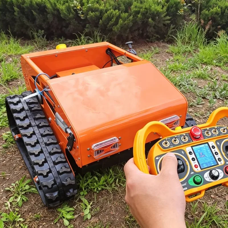 Smart Automatic Cordless Lawn Mower for Garden Yard Home Use Small Size Remote Control High Efficiency Durable Equipment