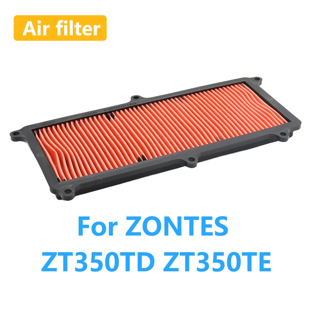 Reemplazo de filtro de aire para ZONTES ZT350T ZT350E ZT350D 350T 350E 350D elemento interno del filtro de aire del motor de la motocicleta