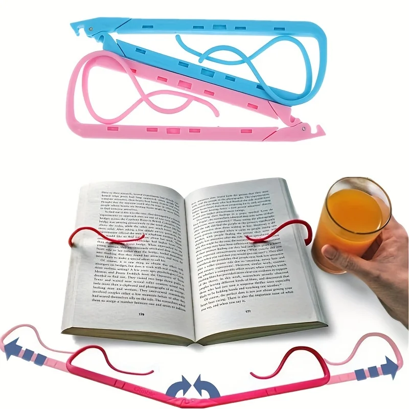 Adjustable Book Page Holder, Hands-Free Reading Clip, reading Accessories for Students, Book Lovers