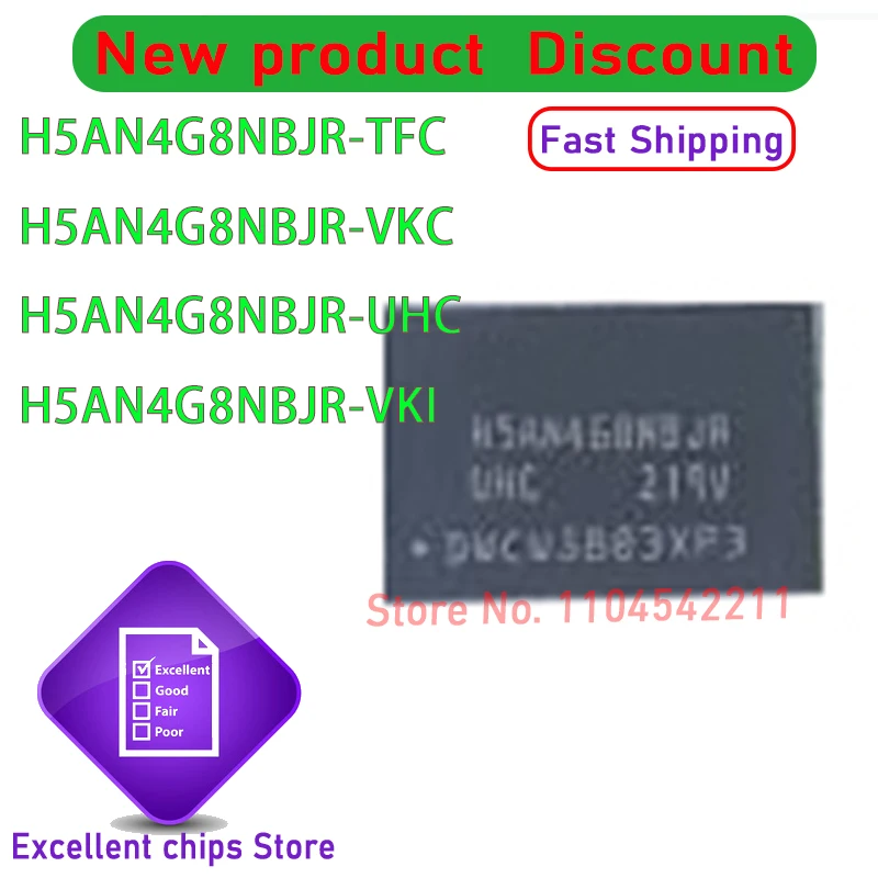 1Pcs/Lot H5AN4G8NBJ…
