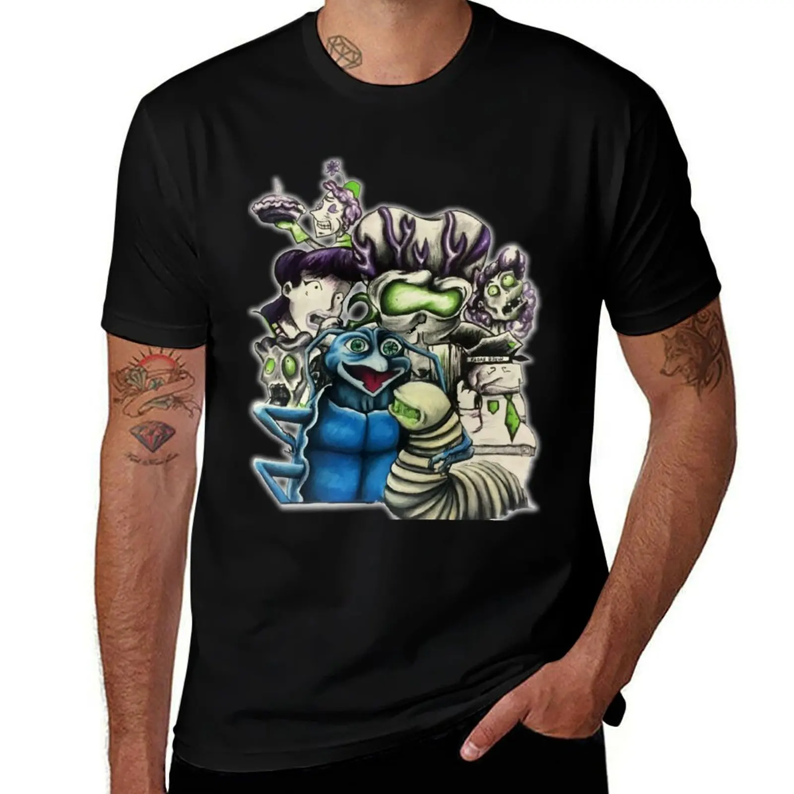 Larry and Maurice - Freaky Stories T-Shirt t shirts for man pack cotton T-Shirt