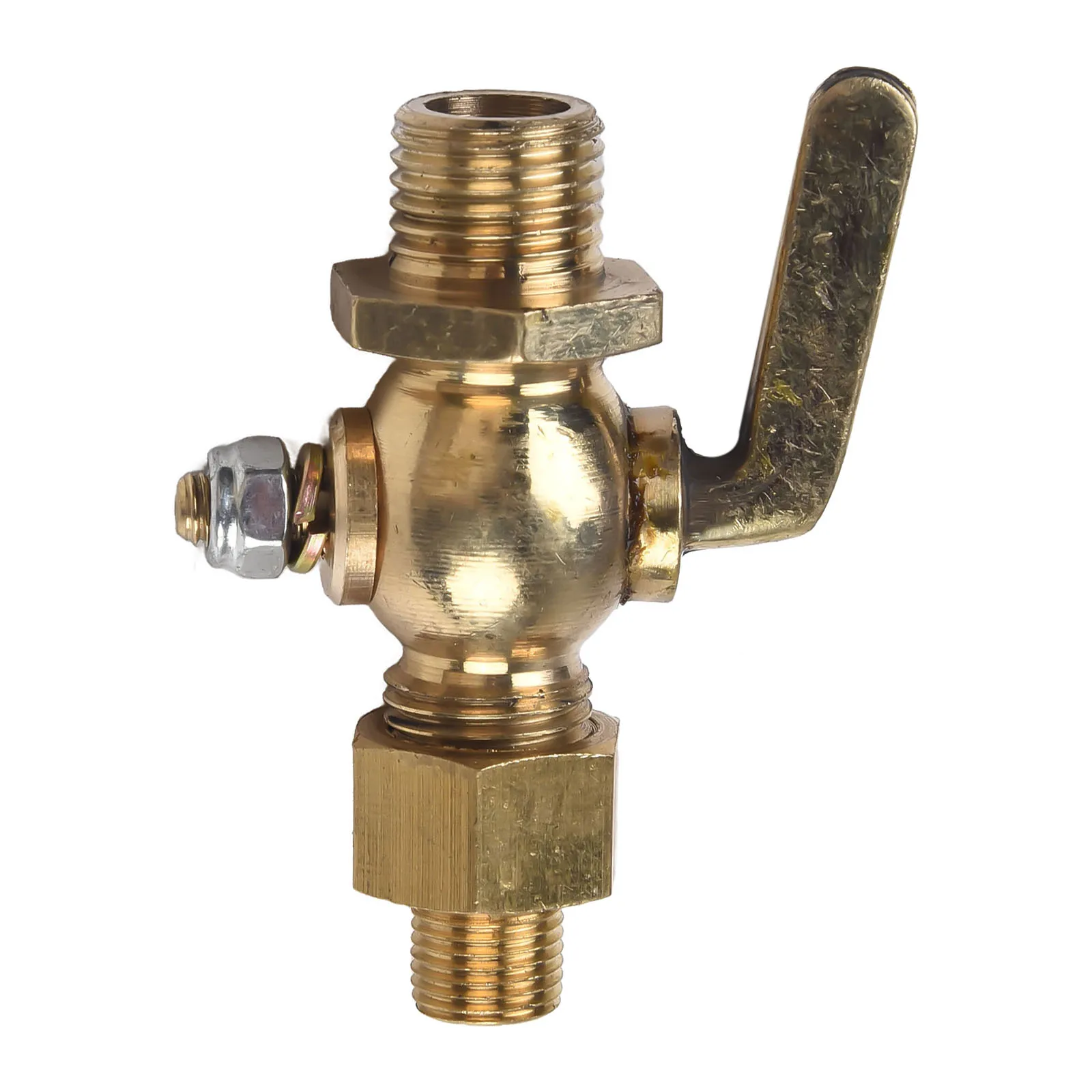 Fuel Tap Brass Petcock Car Fuel Valve Valve Standard Pattern 6.5 * Height 4.5cm Copper Dowel Mouth 1/8IN-1/4IN
