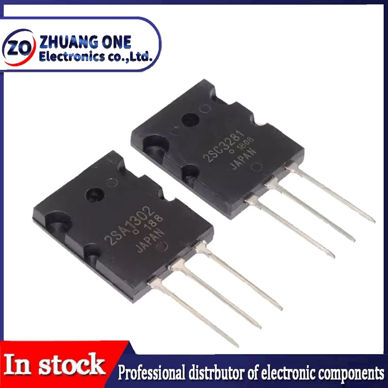 10pcs 5PCS 2SA1302 + 5PCS 2SC3281 TO-3P A1302 C3281 TO3P New original