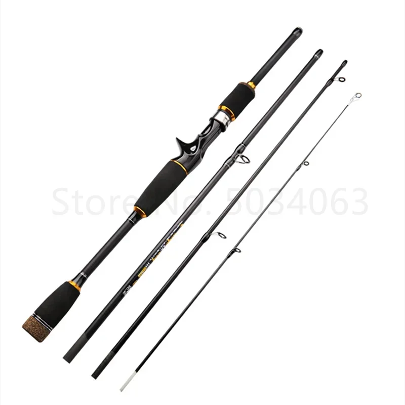 1.8m 2.1m 4-5 Section 7-35g Fishing Rod Carbon Fiber Lure Spinning Casting Fast Light Fishing Pole Bait Rod Fishing Rod