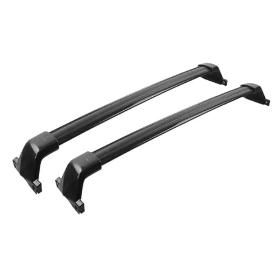 

2pcs Roof Rack Mount Top Rail Crossbar Luggage Carrier Set Aluminum Textured Black for Cadillac XT6 2020-2021 Rapid Shipment