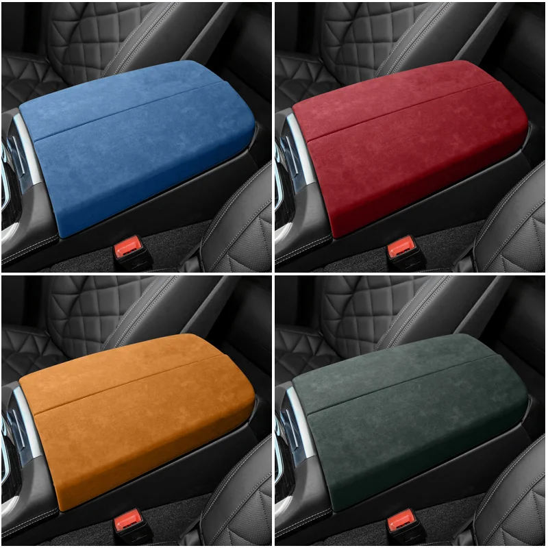 For BMW X5 X6 F15 F16 F85 F86 E70 E71 E72 G05 2019 2020 2021 2022 Armrest Box Lid Cover Sheath Shell Alcantara Interiors