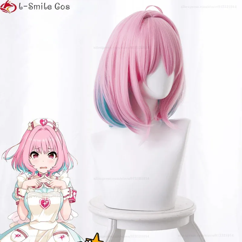 vivi 2025 Yumemi Riamu Game Cosplay Long 38cm Heat Resistant Synthetic Hair Party Wigs + Wig Cap view 3