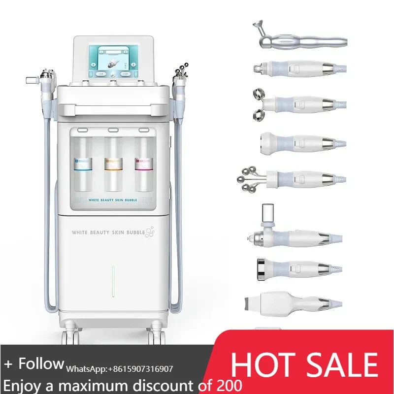 

Hot Selling 9 In 1 HydrO Diamond Dermabrasion Facial Machine Hydro Facial Water Oxygen Bubble Machine Beauty Spa