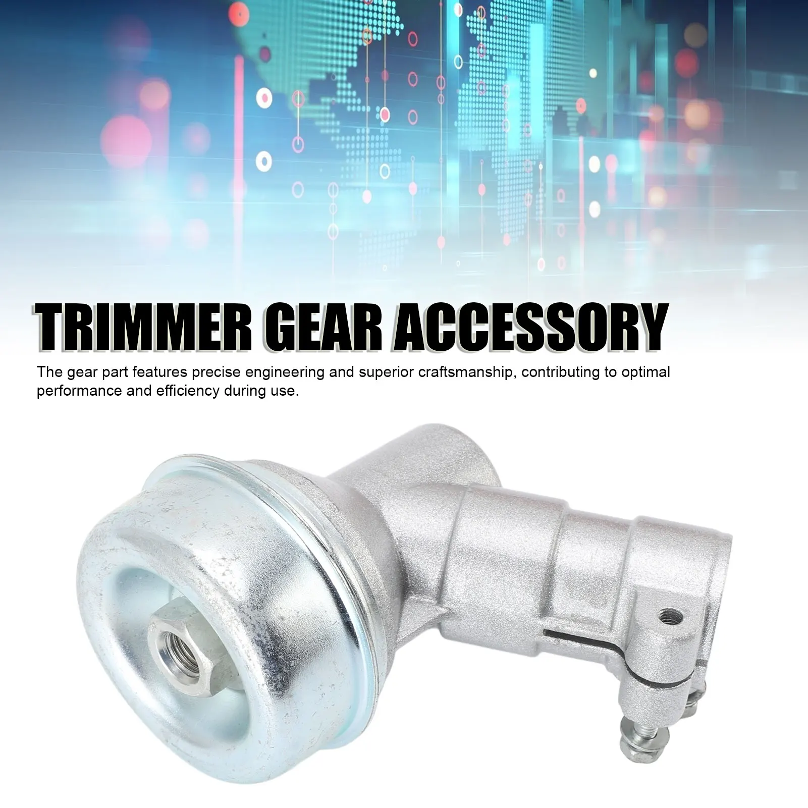 24mm 10 Teeth Strimmer Gear Head Trimmer Gear Accessory 24 X 10T Optimum Performance High Strength Brush Cutter Gear Head Part