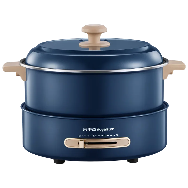 220V Electric Hot Pot with Large Capacity, Separable and Multi-functional for Home Cooking
