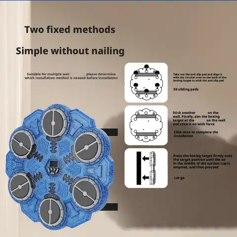 Smart Bluetooth Music Boxing Machine Home Wall Target Children's Strike Reaction Indoor Electronic Target Sanda Training Device