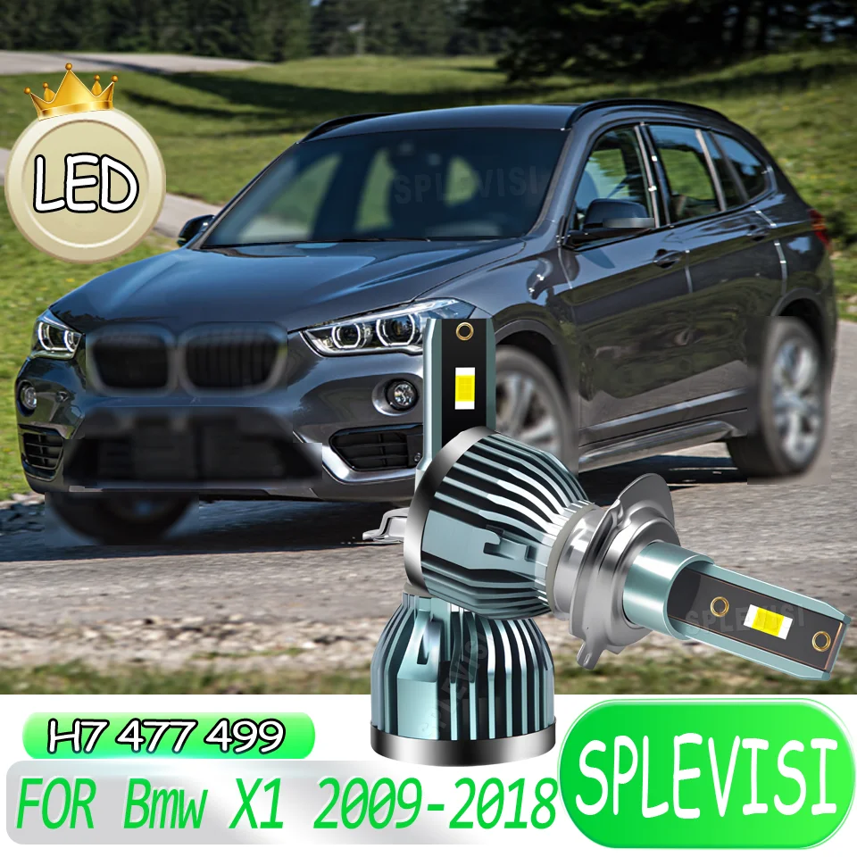

LED Instant Installation Car Headlight High Low Beam For Bmw X1 2009-2018 2009 2010 2011 2012 2013 2014 2015 2016 2017 2018
