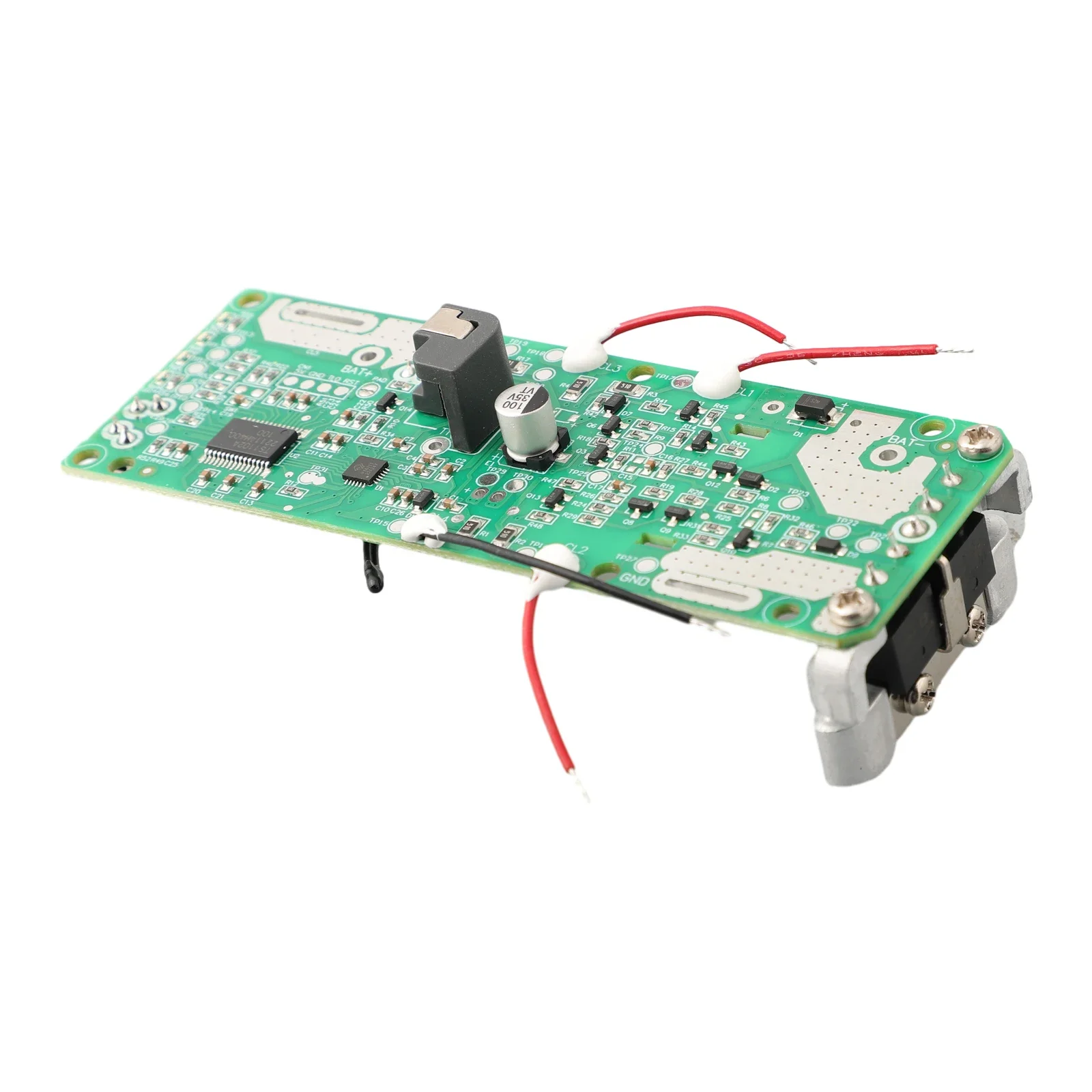 Acessórios da Placa de Proteção da Placa de Chip Peças Substituição Verde 11x4x2.3cm Proteção para Bateria de Ferramentas P108