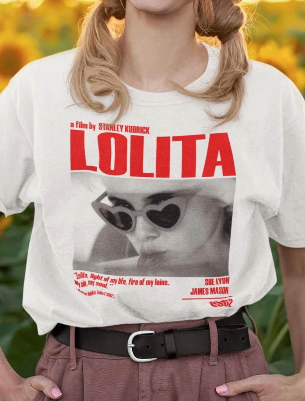

Lolita T-shirt movie fan gift casual and comfortable T-shirt Unisex pure cotton four season base shirt women clothes