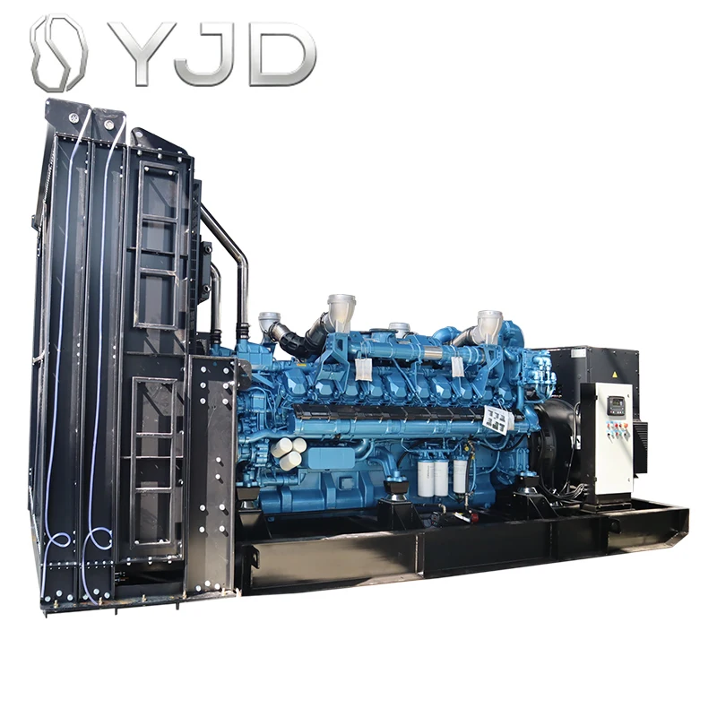 180KVA  200kva Open Frame Diesel Generator 144KW 380V/400V Electric Start Generator
