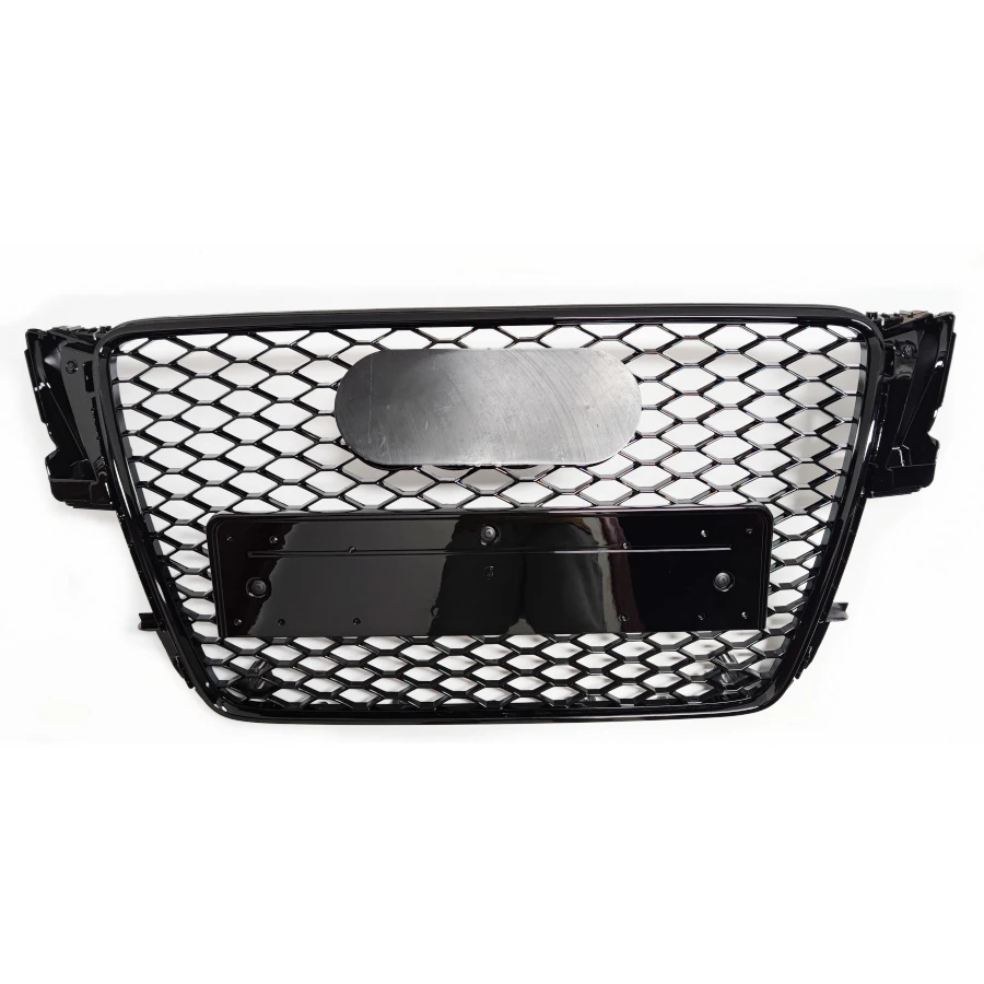 For RS5 Grill Racing Grills Front Hood Grille Car Front Bumper Grill Center Grille for Audi A5/S5 B8 2008-2011