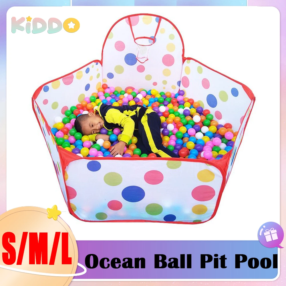 PISCINA DE BOLAS plegable con cesta para bebés, corralito para niños, tienda de juegos, piscina de bolas con cesta, juguetes al aire libre