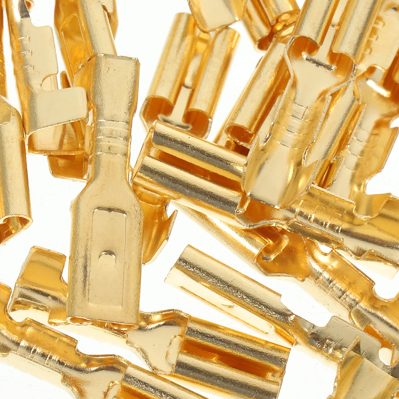 

1000pcs Spade Connector 2.8Mm Crimp Wire Terminal For Automotive Electronics Household Appliances Quick Splice Assortment