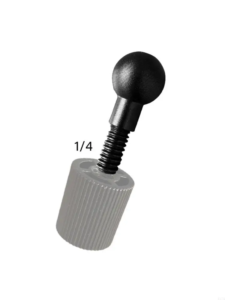 2Pcs Universal Ball Head Adapter with 15mm Mount and 1/4inch Thread for Photography Equipment and Video Accessories