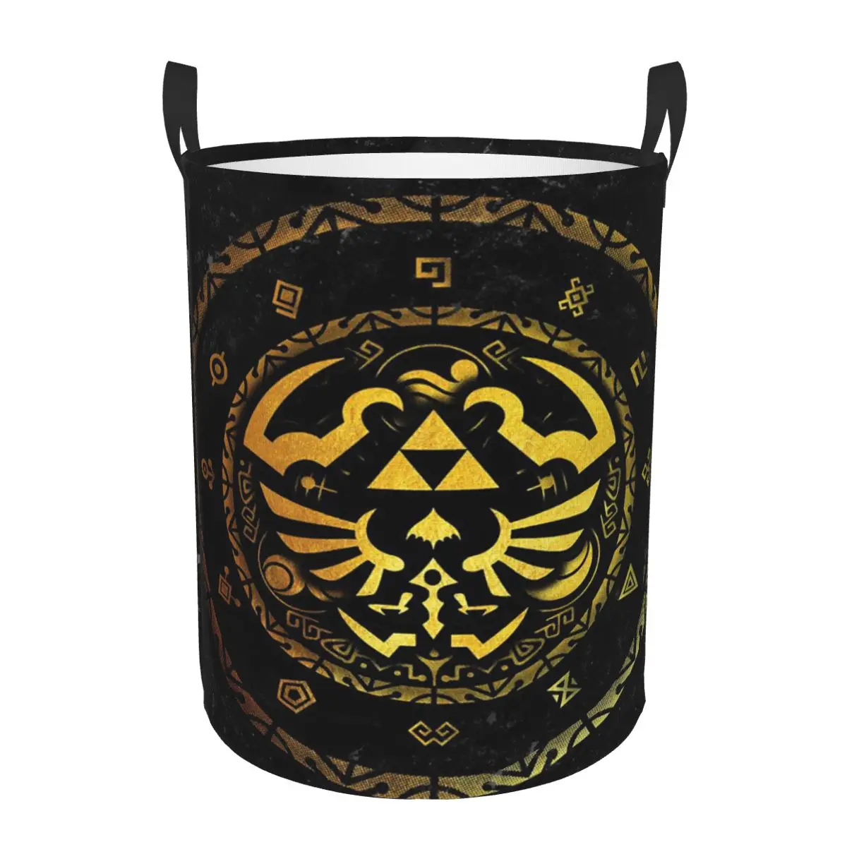 

Z-Zeldas-S Logo Game Dirty Laundry Baskets Foldable Large Waterproof Clothes Storage Basket For Home Children's