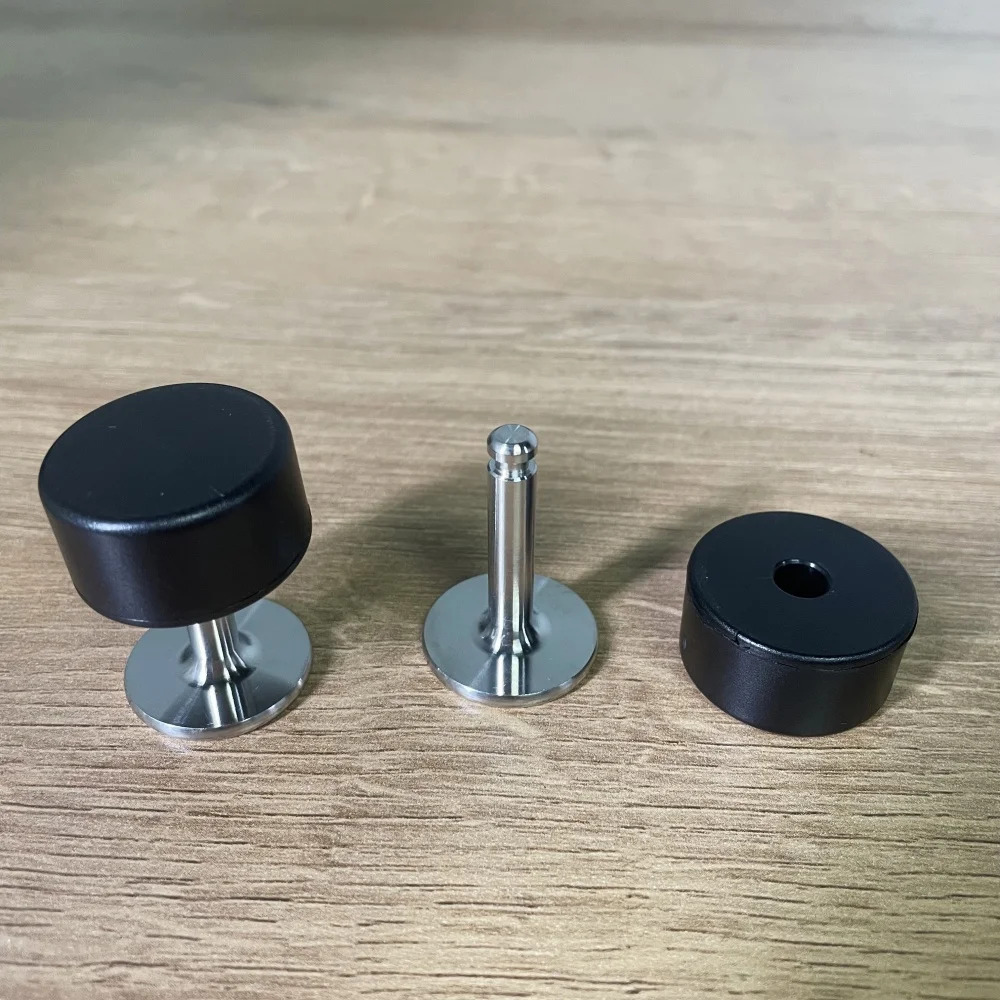 Rose Red Plastic Lock with Steel Pin PVC Cap Magnet Key Pink Magnetic Lock for Restraint Belt Patient Safety Hospital Transport