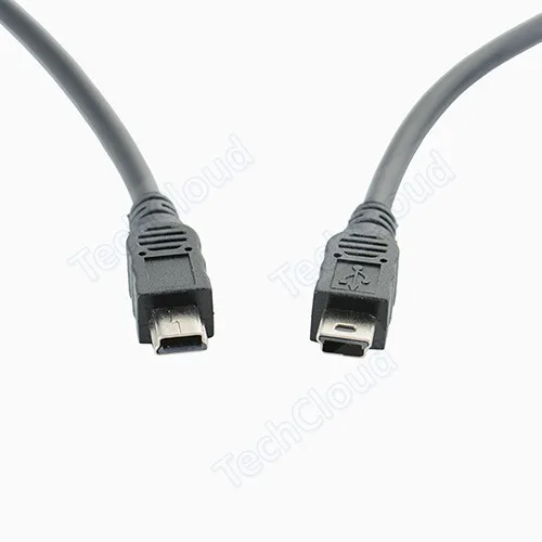 Mini USB male-to-male adapter fordashcam  T-shaped port data connector, electronic dog  Mini 5-pin plug