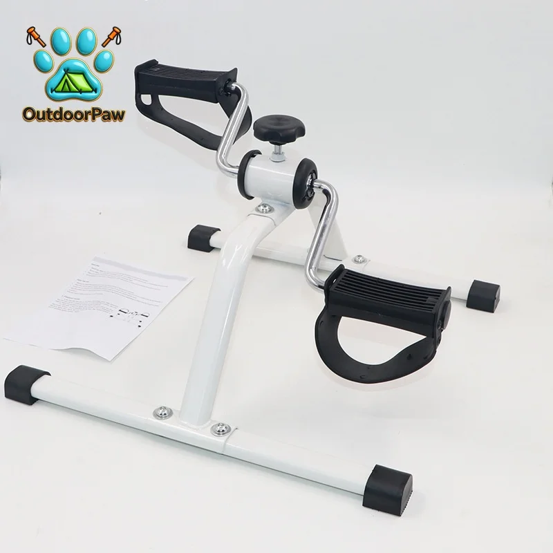 Small Indoor Exercise Bike Portable Exercise Pedal Fitness Machine Adjustable Pedal Trainer