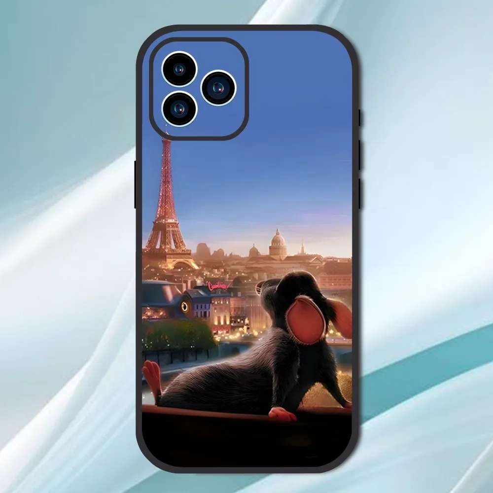 MINISO Disney R-Ratatouille Phone Case For iPhone 13 12 11 14 15 Pro XS Max XR X 8 7 6S 6 Plus SE 2020 Soft Back case