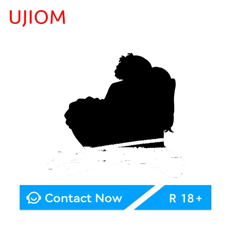 UJIOM Frieren Nanakusa Nazuna Wall Sticker Pussy Wagon Useless Funny Gift Decal Sofa Wall Windows Occlusion Scratch Edgy Decor